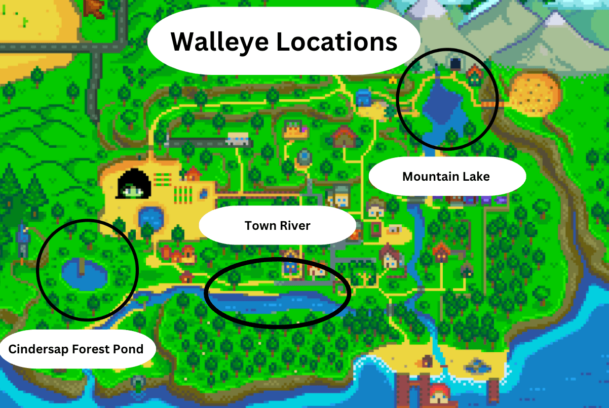 How to Catch and Use a Walleye in Stardew Valley