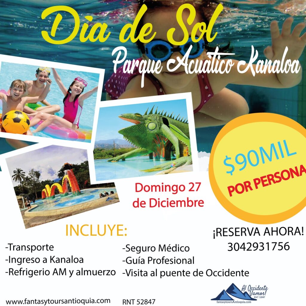 Día de Sol en Santa Fe de Antioquia, este 27 de Diciembre 2021