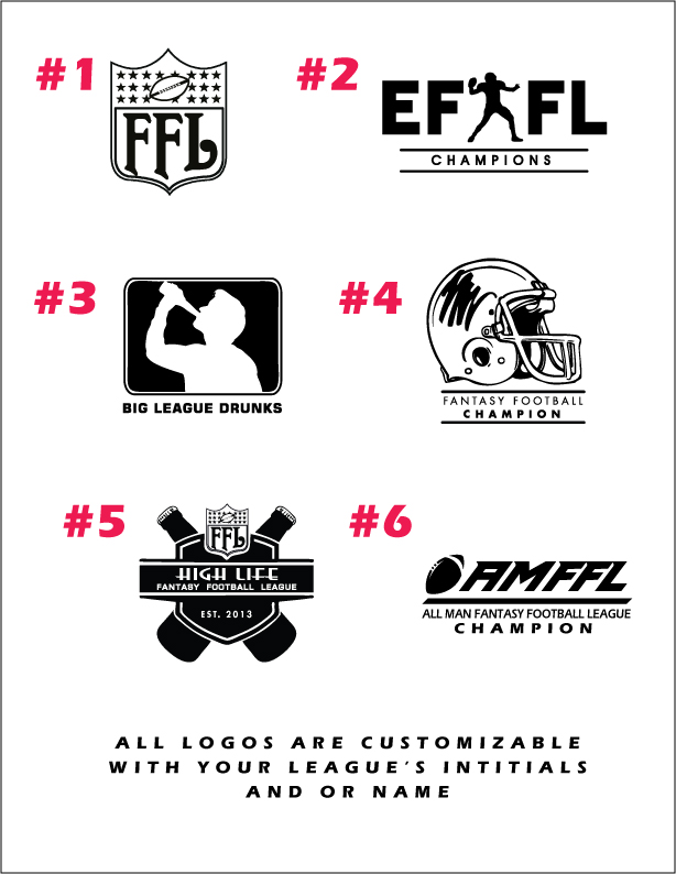 9.75" Tall Fantasy Football Beer Mug Trophy Fantasy Trophy Store