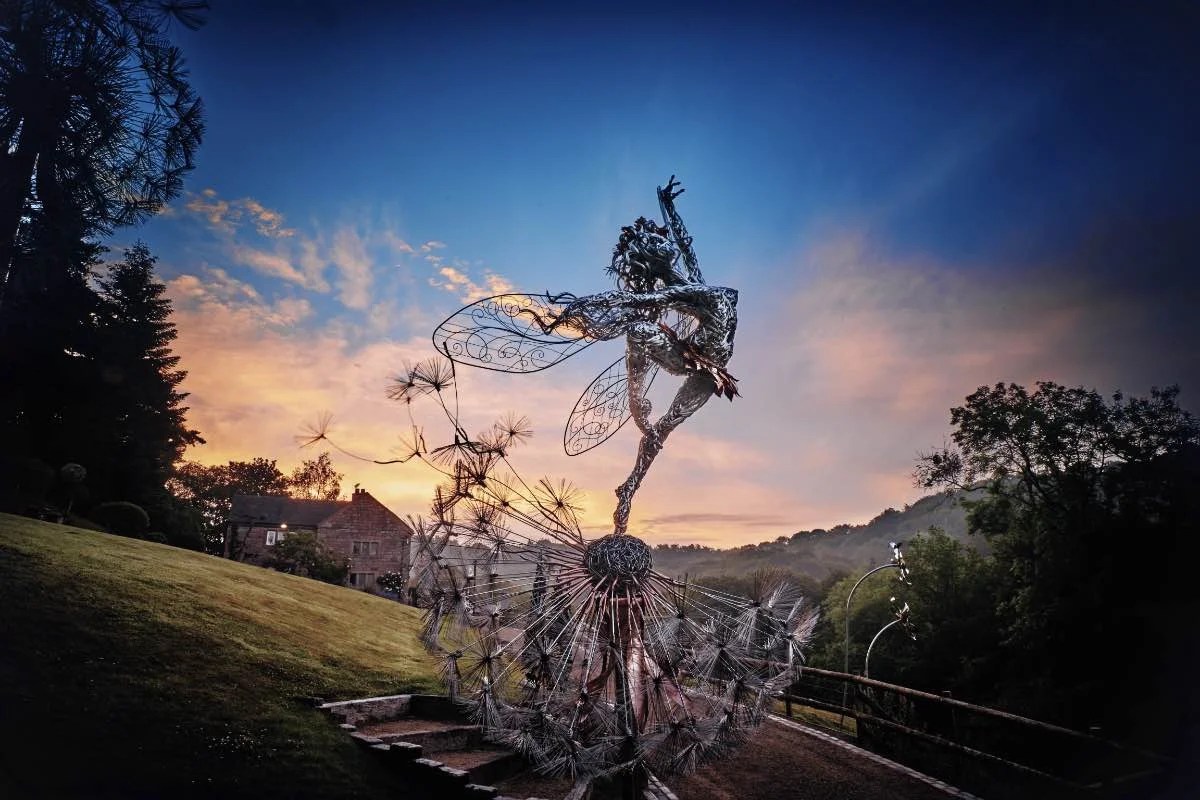 Tiny Dancer Fantasy Wire Sculpture for Sale by Robin Wight