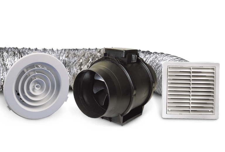 Inline Duct mounted fan kits Fantech Trade