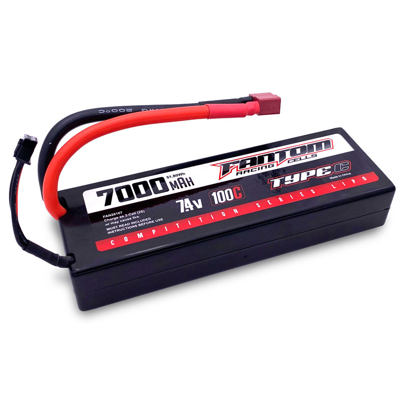 4400mAh, 130C, 7.4v, 2Cell, LOW PROFILE SHORTY, PRO SERIES Silicon