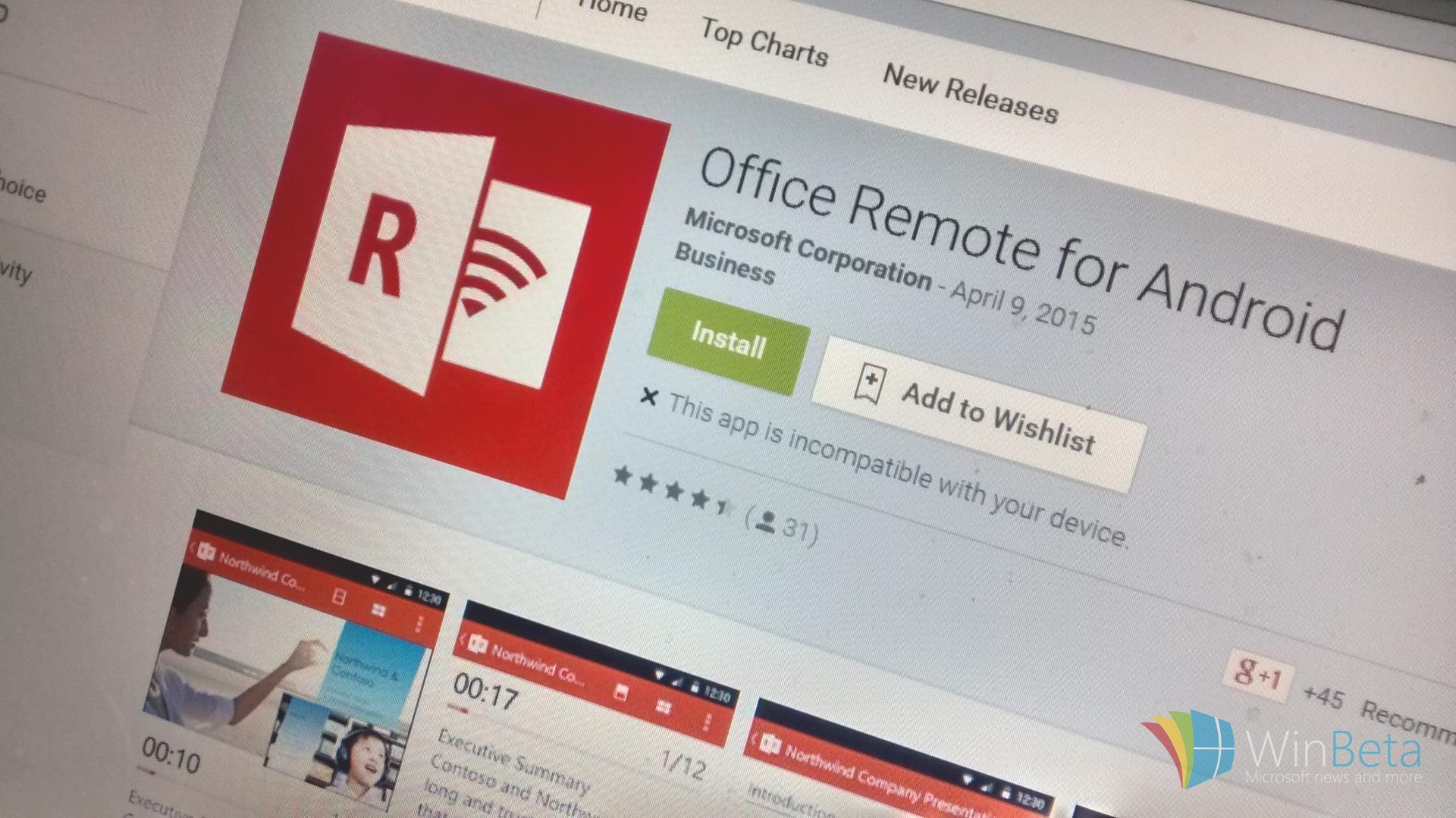 Office Remote Released for Android Problems & Solutions IT