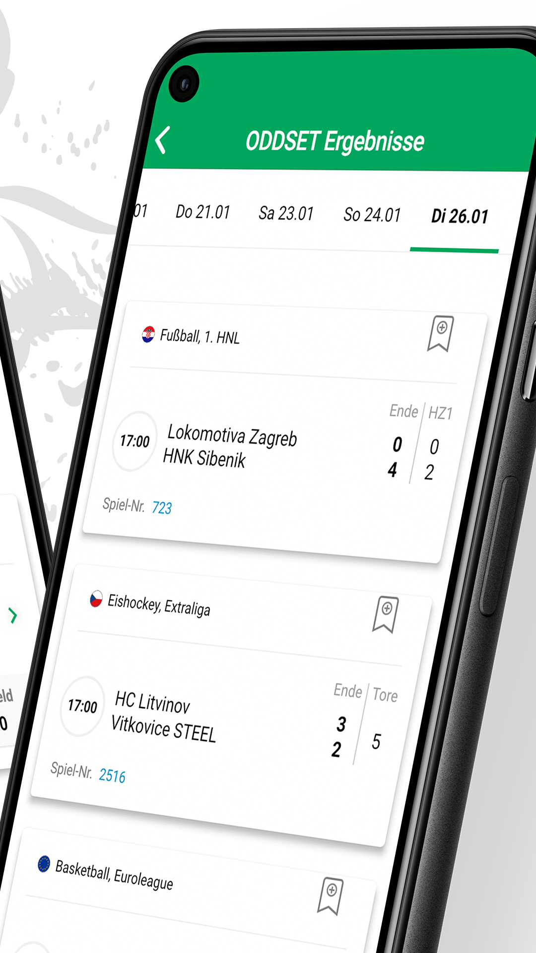 ODDSET Sport Mobile App für Android und iOS ODDSET FANZONE