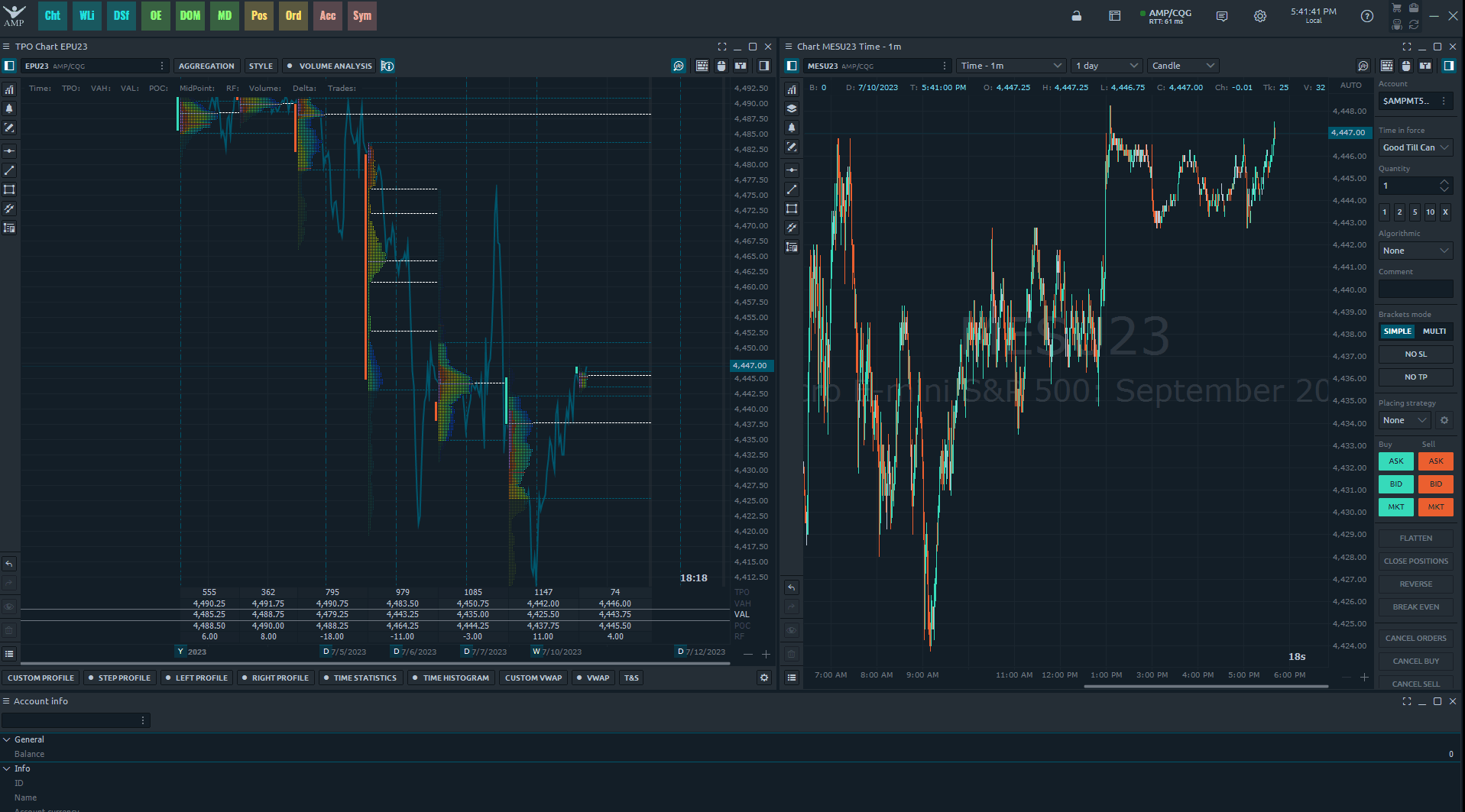 Quantower Managing workspaces AMP Futures (USA) FAQ