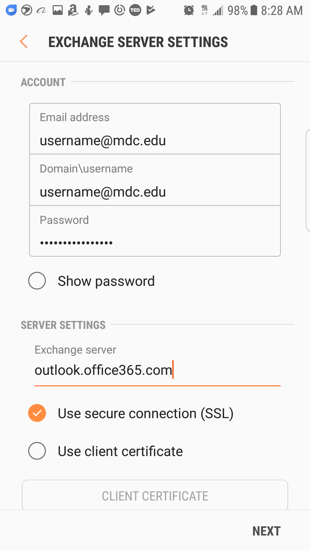 Accessing Office 365 (O365) email in Outlook