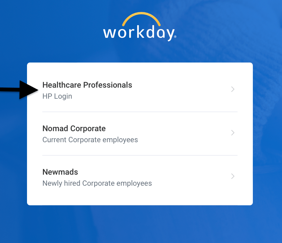 Accessing & navigating throughout workday Nomad Health(04)