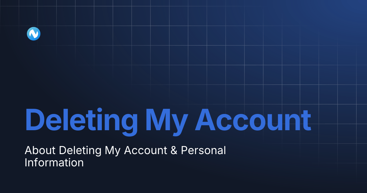 Deleting My Account nWayPlay