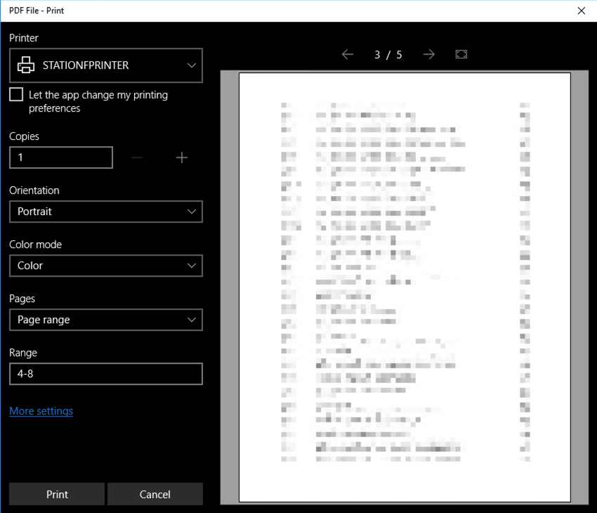 How to choose the right settings for printing (duplex/simplex/color..)? STATION F