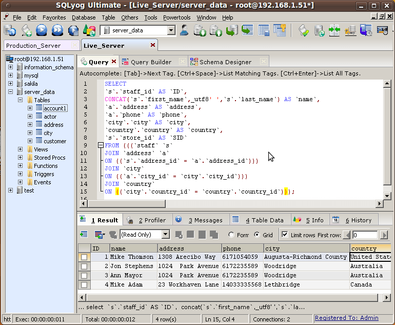 SQLyog MySQL Admin FAQ Can I use SQLyog with the WINE Windows