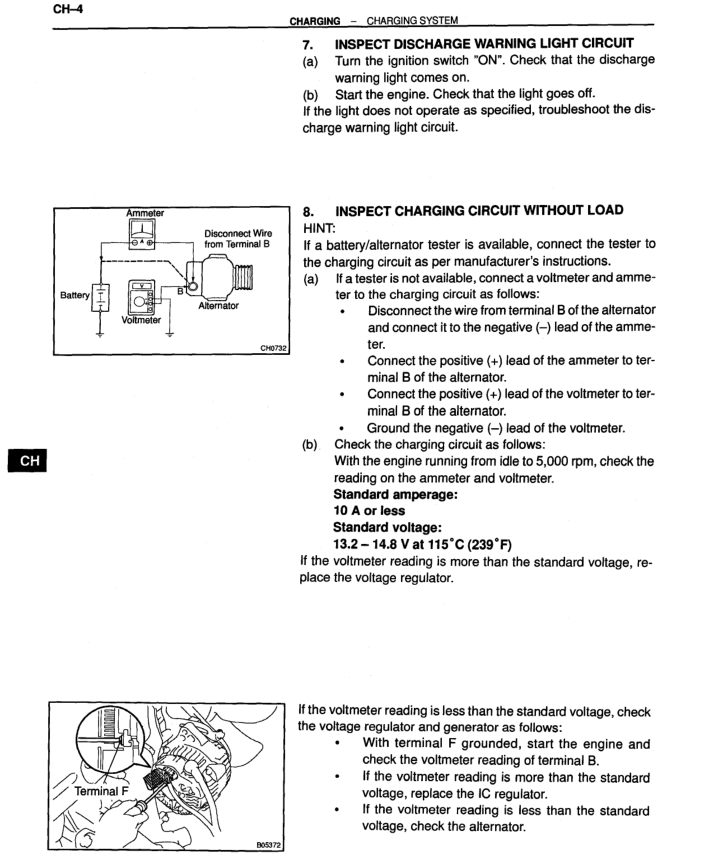 FAQLoad Landcruiser 100 series FTE engine alternator problem diagnosis