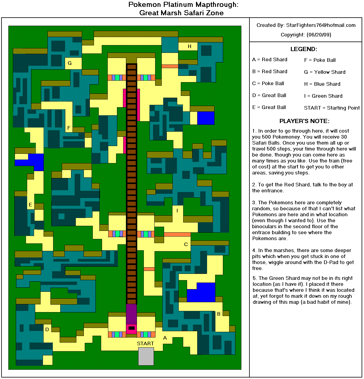 Pokémon Platinum Safari Zone Map (GIF) StarFighters76 Neoseeker