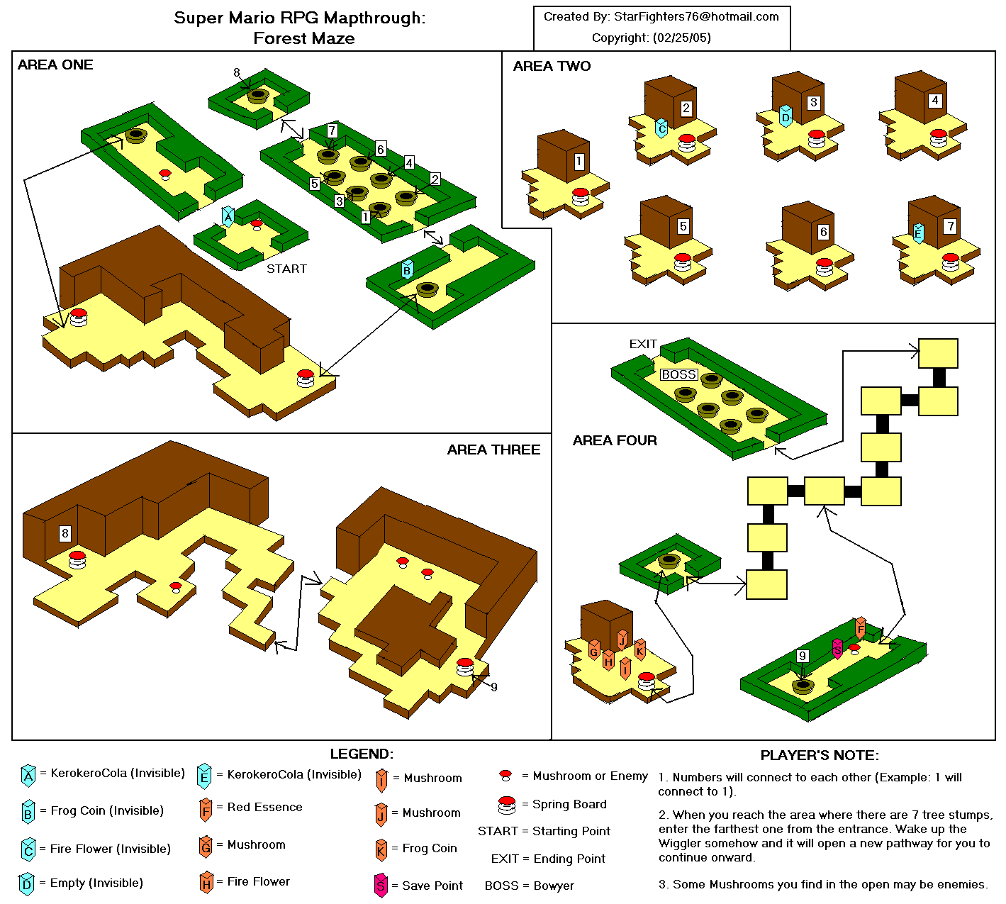 Mario Rpg Forest Maze Map 34 Super Mario Rpg Forest Maze Map Maps Database Source