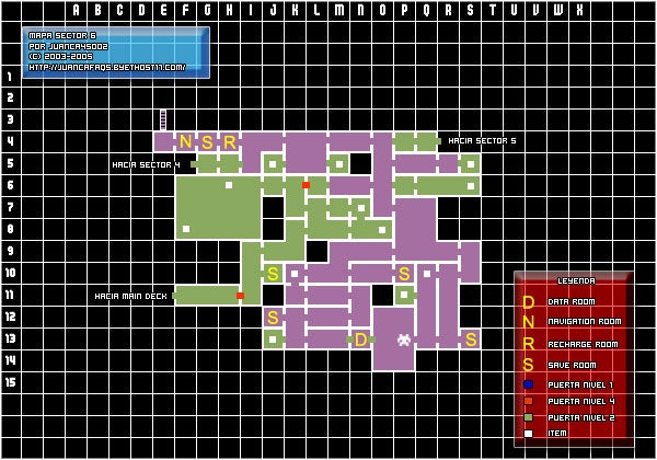 Metroid Fusion Game Maps