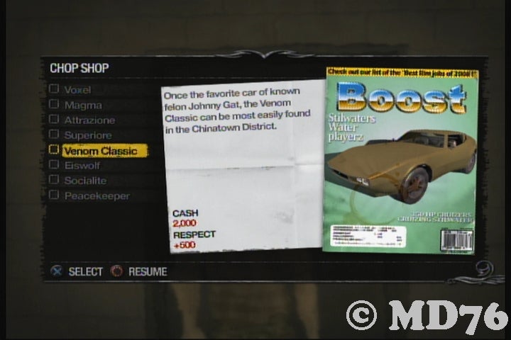 Saints Row 2 Chop Shop FAQ/guide