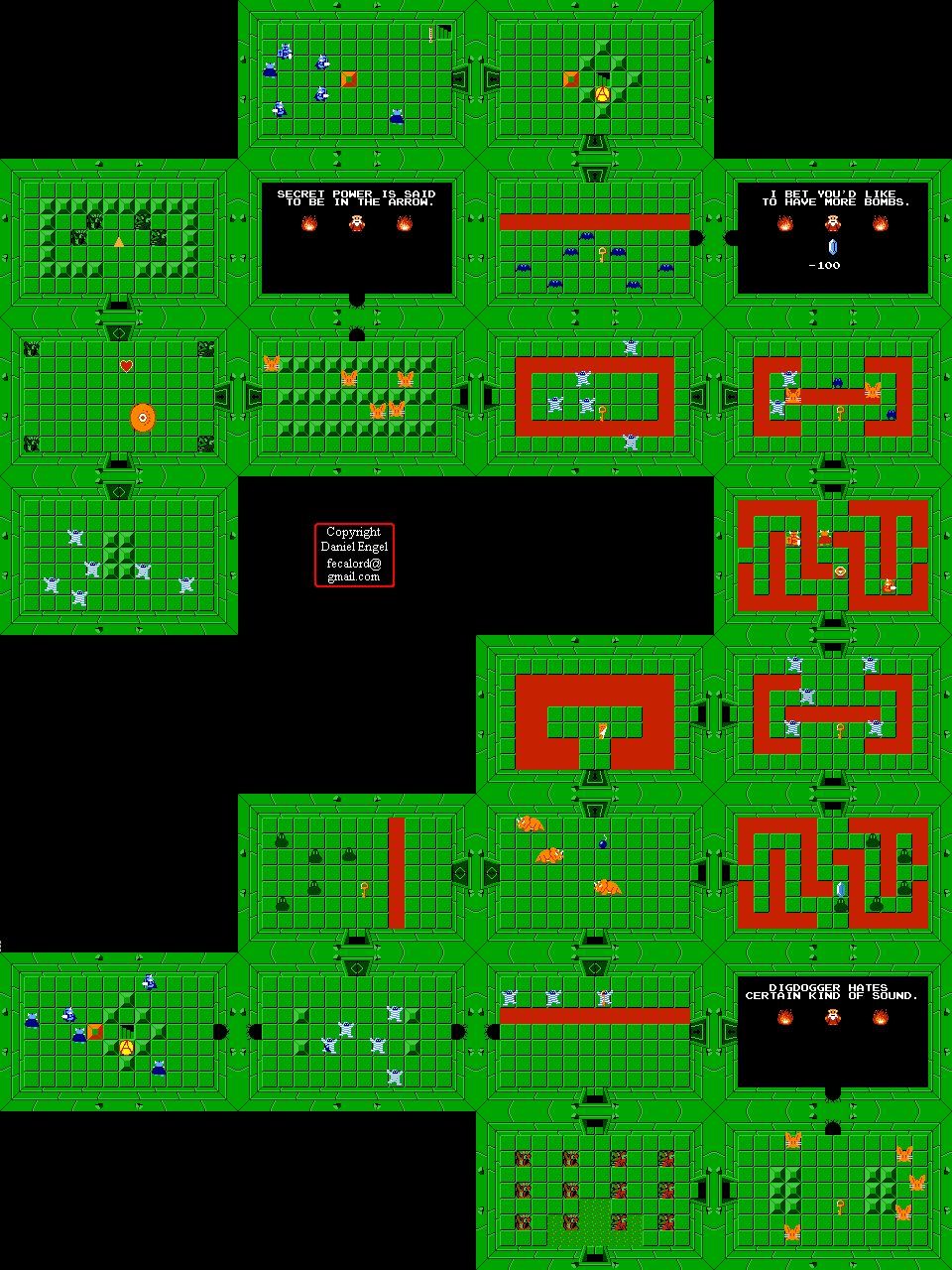 The Legend of Zelda Game Maps (NES) IGN