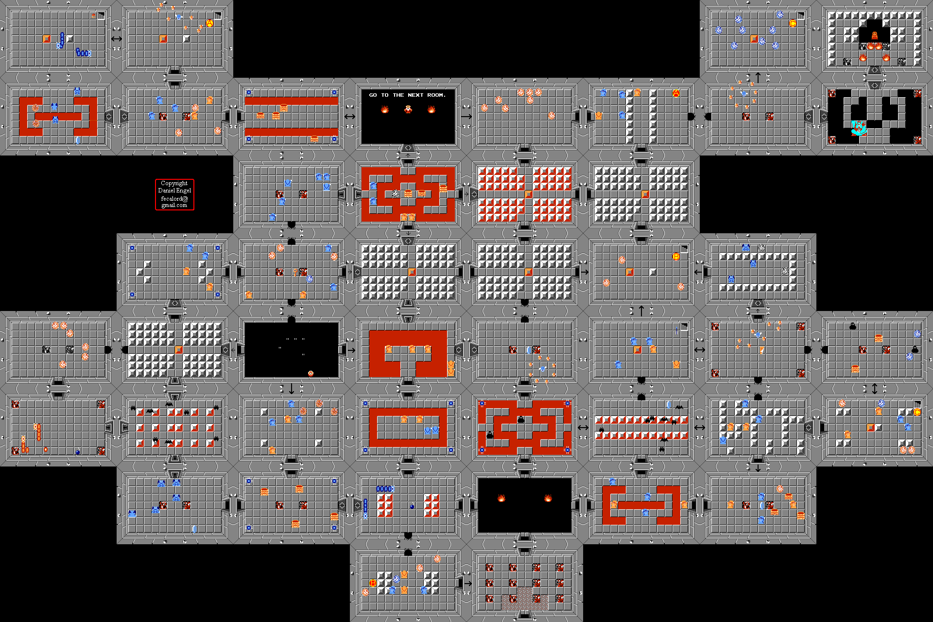 The Legend of Zelda Game Maps (NES)