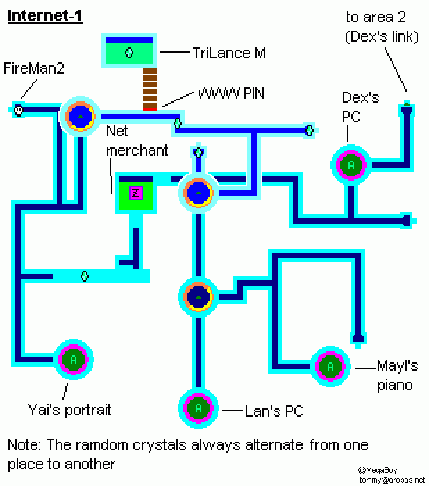 Mega Man Battle Network Map Collection/FAQ