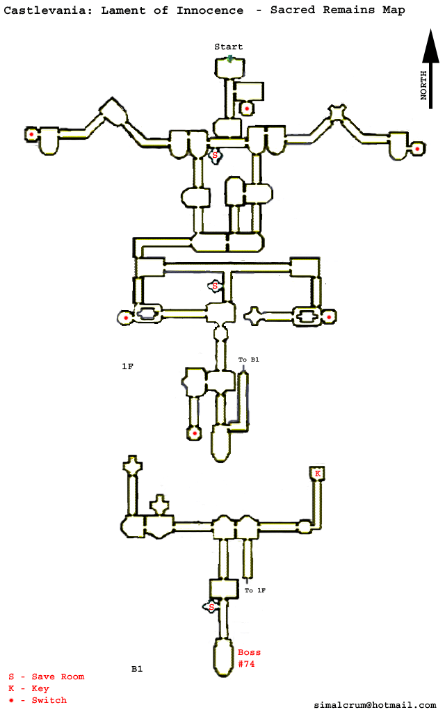 Castlevania Lament of Innocence Game Maps
