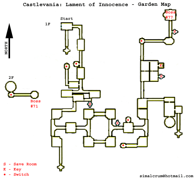 Castlevania Lament of Innocence Game Maps
