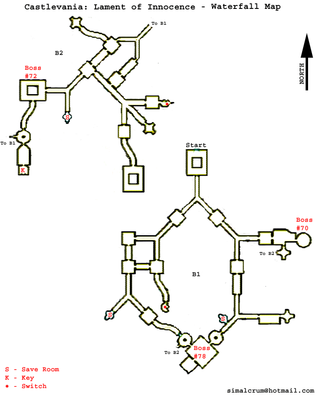 Castlevania Lament of Innocence Game Maps