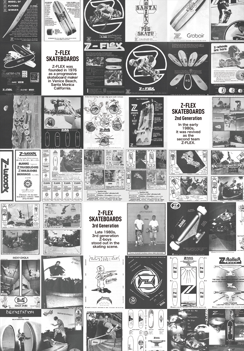 ZFLEX SKATEBOARDS JAPAN Catalog FESN / LIBE BRAND UNIVS.