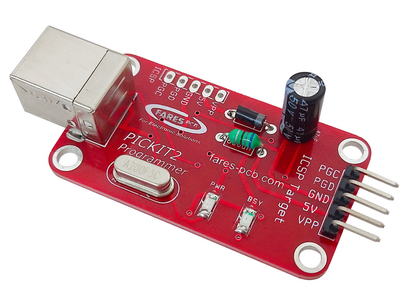 Mini PICkit 2 PIC Programmer Fares PCB