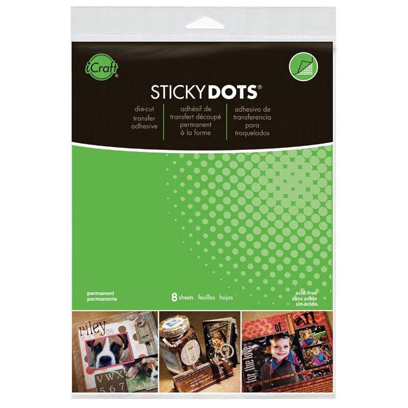 Sticky Dots Transfer Adhesive 8.50 x 11 In (22 x 28 cm) Imagina, Crea, Transforma y siempre
