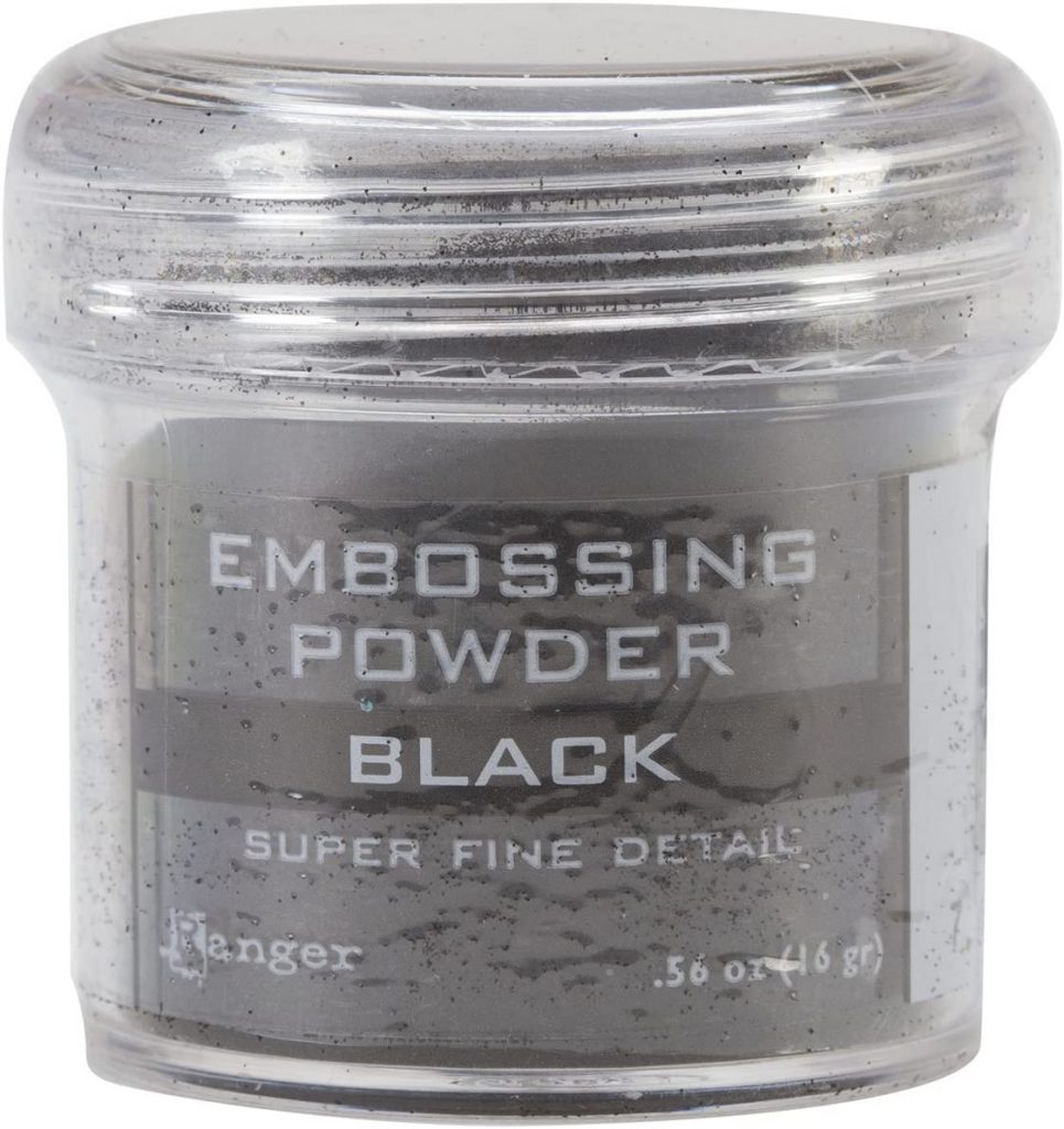 Embossing Powder «Black» Ranger Imagina, Crea, Transforma y siempre
