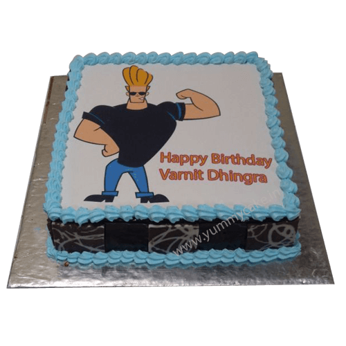 Johnny Bravo Birthday Cake at a Low Price FaridabadCake
