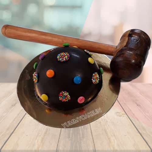 Buy Smash Cake With Hammer Online FaridabadCake