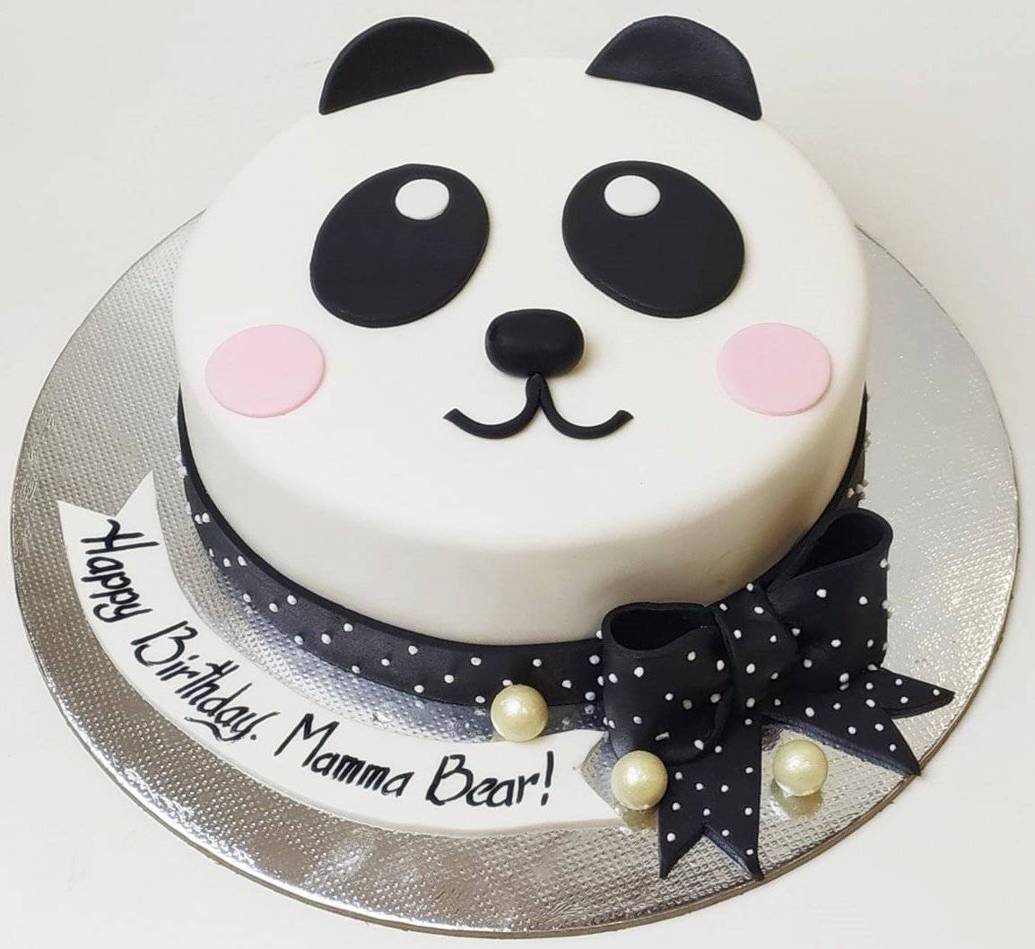 Buy Fondant Panda Cake Design for Birthday YummyCake