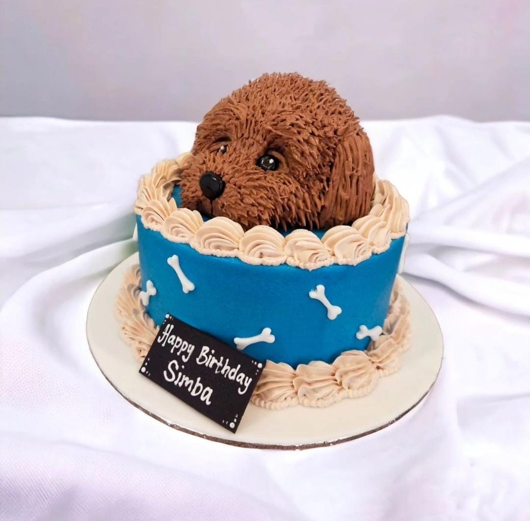 Celebrate with a Dog Theme Cake Faridabad Cake