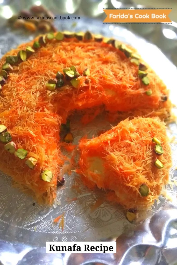kunafa recipe knafeh how to make vermicelli kunafa without oven