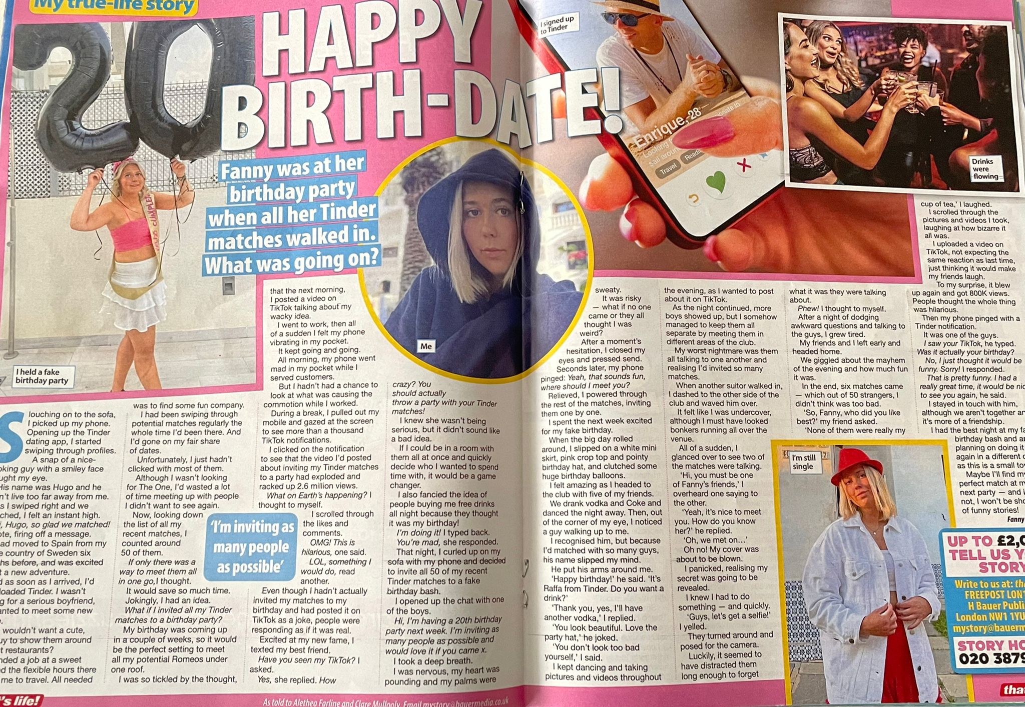 Magazine features Alethea Farline