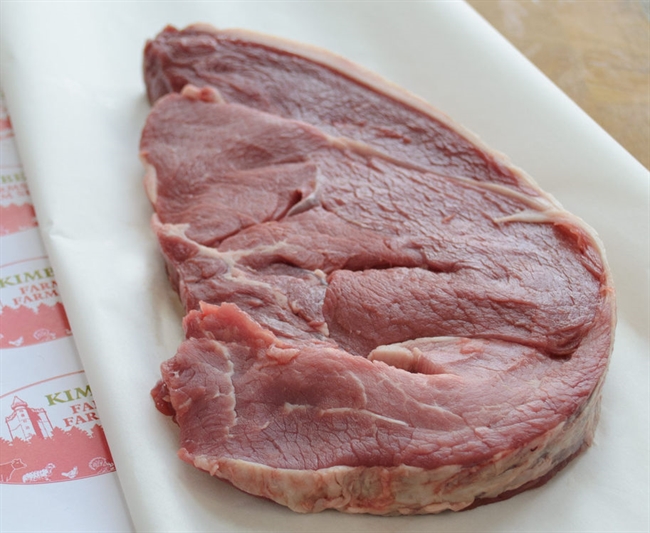 Rose Veal Rump Steak. Farm Direct
