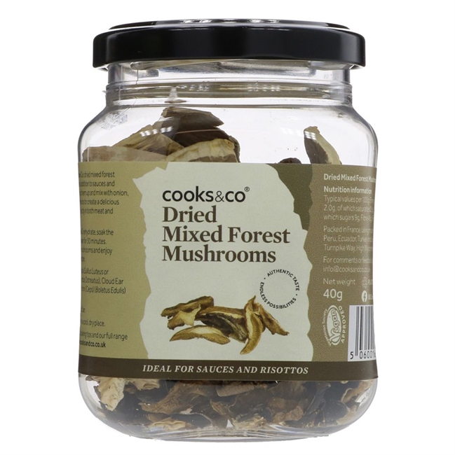 Dried Mixed Forest Mushrooms. Farm Direct