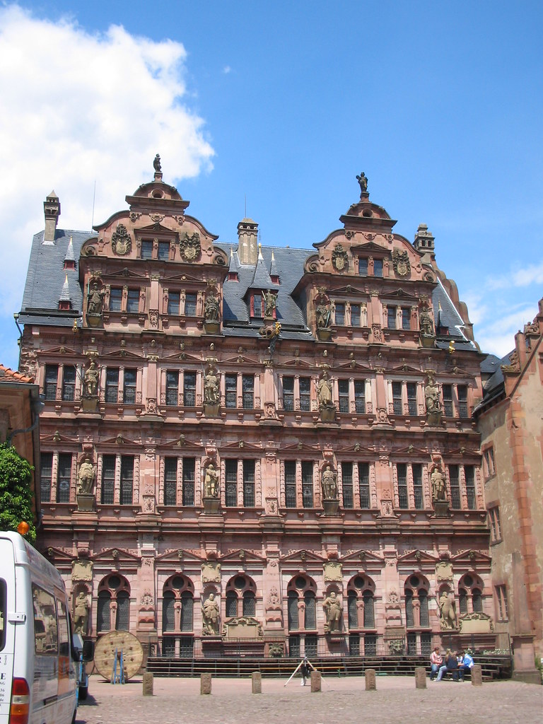 Heidelberg Castle a famous ruin in Germany and landmark of Heidelberg