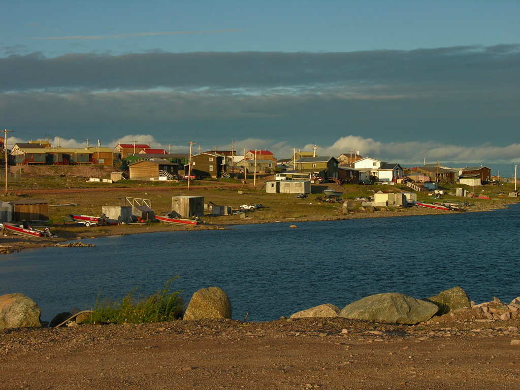 Elevation of Baker Lake, NU, Canada Topographic Map Altitude Map