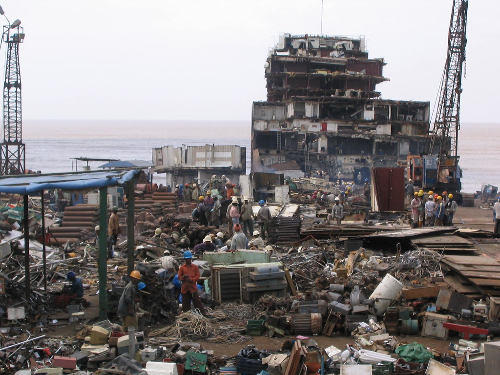 A day's work at the Alang Ship breaking yard a photo on Flickriver