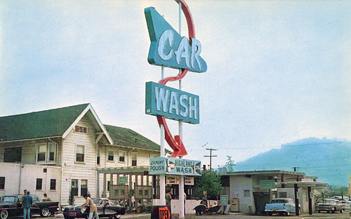 Car Wash, Highland Park, California, 1950',s a photo on Flickriver