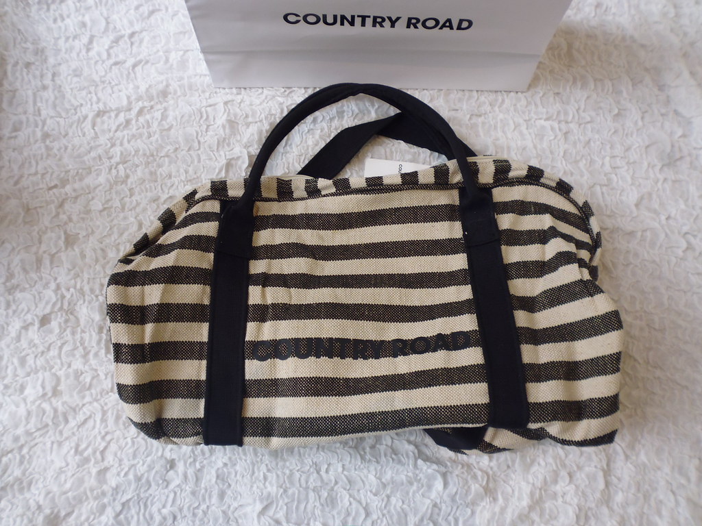BNWT RRP80 COUNTRY ROAD MENS LADIES STRIPE TOTE OVERNIGHT DUFFLE