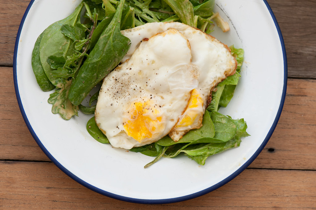 Crispy Fried Egg Salad
