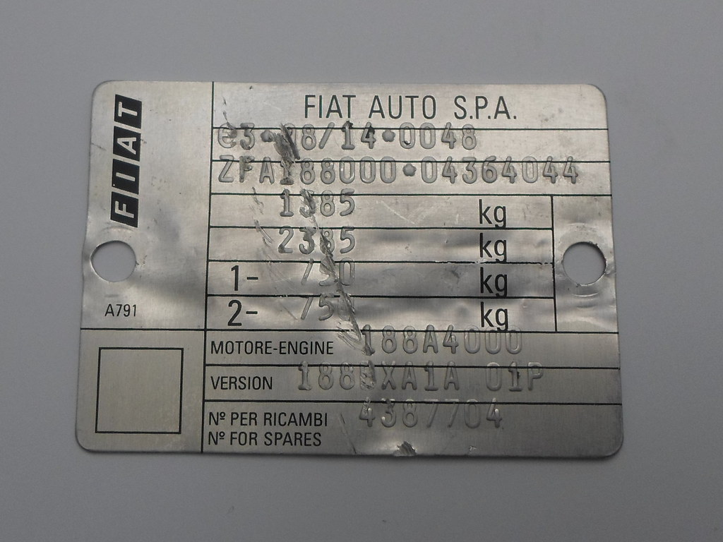 All About Vin Codes Fiat Volvo on call wymagany serwis