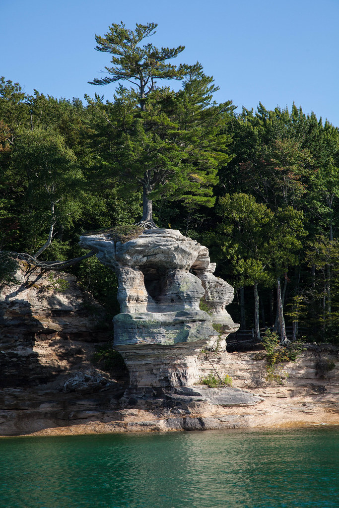 Pictured Rocks National Lakeshore Map Upper Peninsula, Michigan