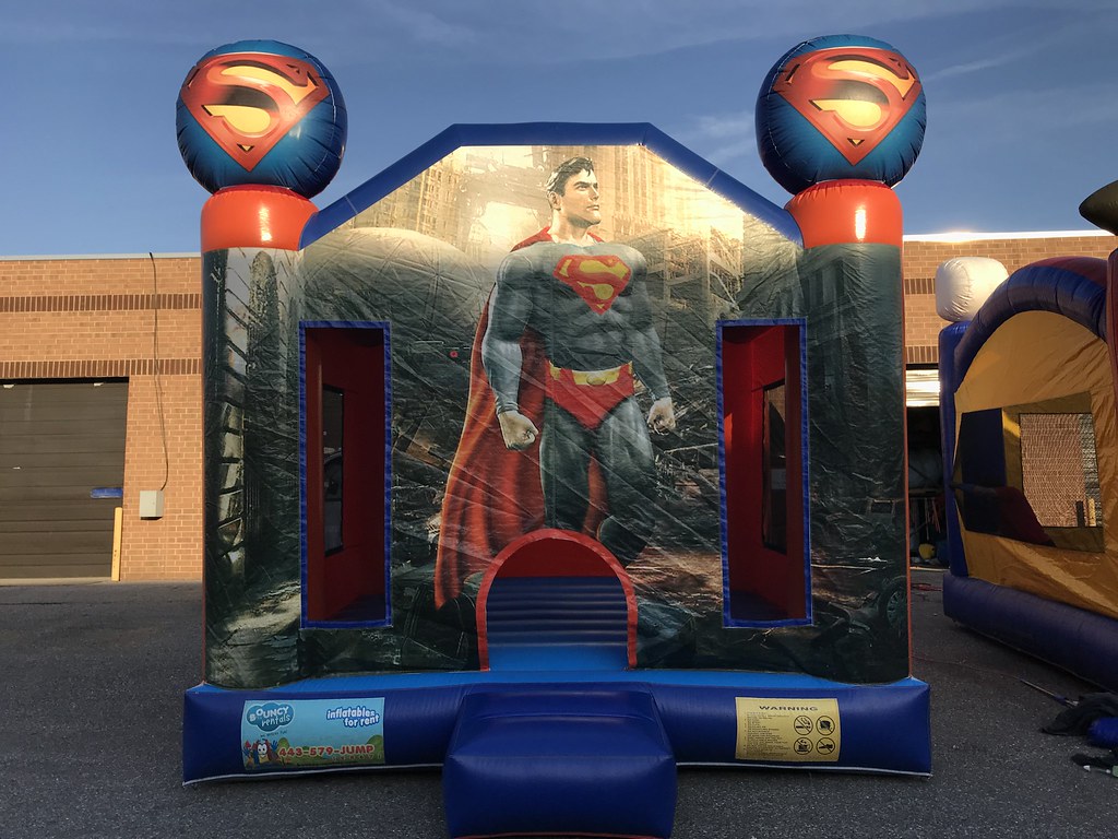 Superman Moonbounce Rentals BaltimoreDC Inflatables