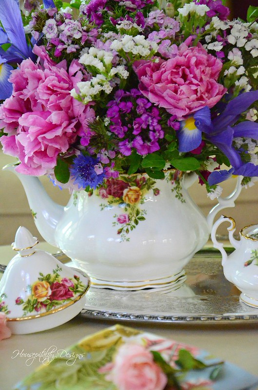 Peonies In A Teapot Floral Friday