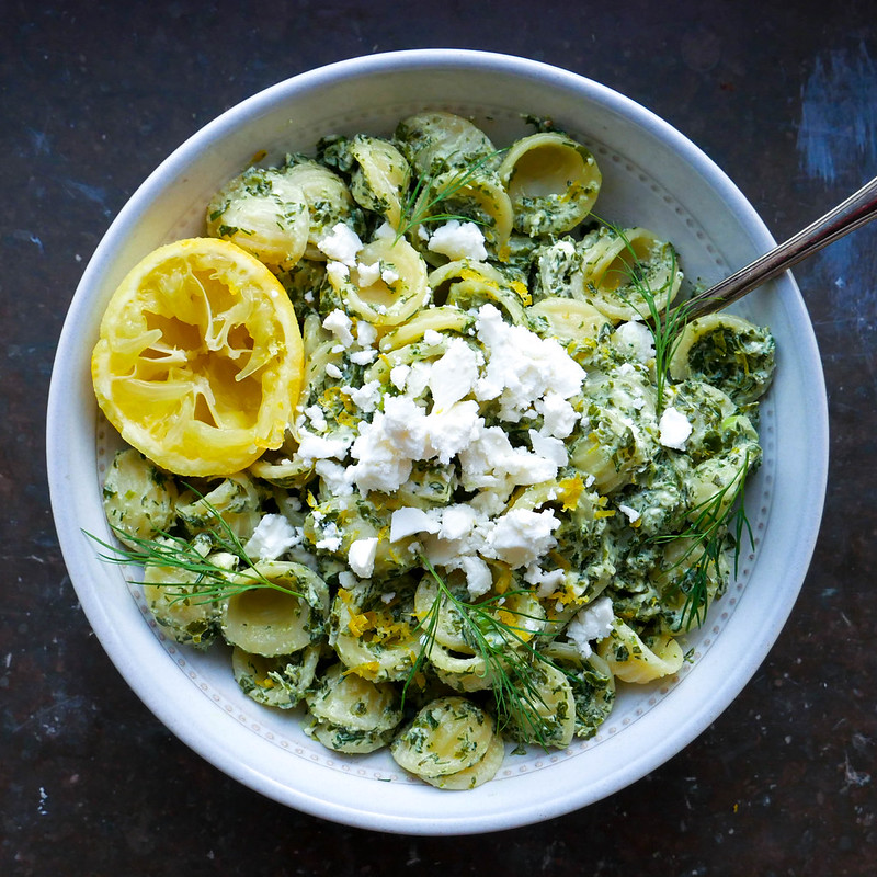 Brorsans Supersnabba Spenatpasta - Vegokäk