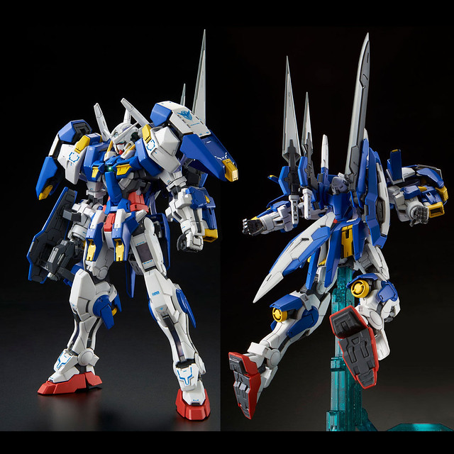 終於推出官方套件啦！MG 1/100《機動戰士鋼彈00V戰記》雪崩突進型能天使鋼彈（ガンダムアヴァランチエクシア