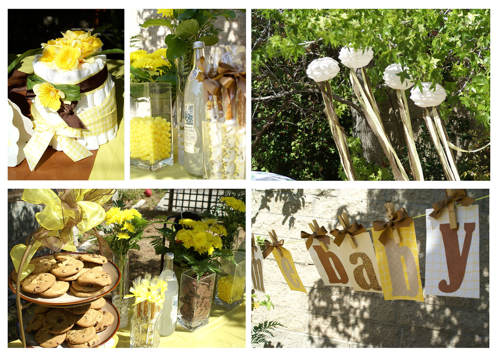 Yellow and Brown Baby Shower A happy mommy's Weblog